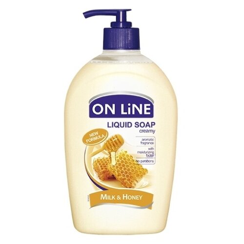 On line Мыло жидкое Молоко и мед, 500 мл