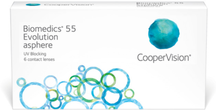 "  CooperVision Biomedics 55 Evolution Asphere (6 ) -4.00 R 8.9, , "