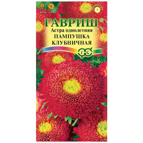 Гавриш Астра Пампушка клубничная, однолетняя помпонная 0,3 гр