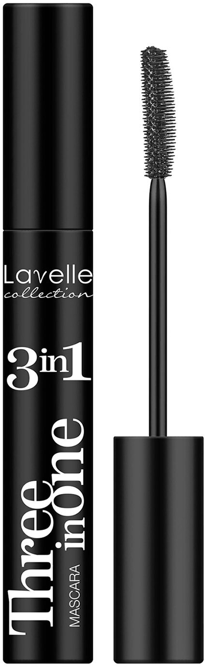 LAVELLE COLLECTION Тушь для ресниц Mascara 3 In 1 объем, удлинение и разделение, 12 мл, 01 черный