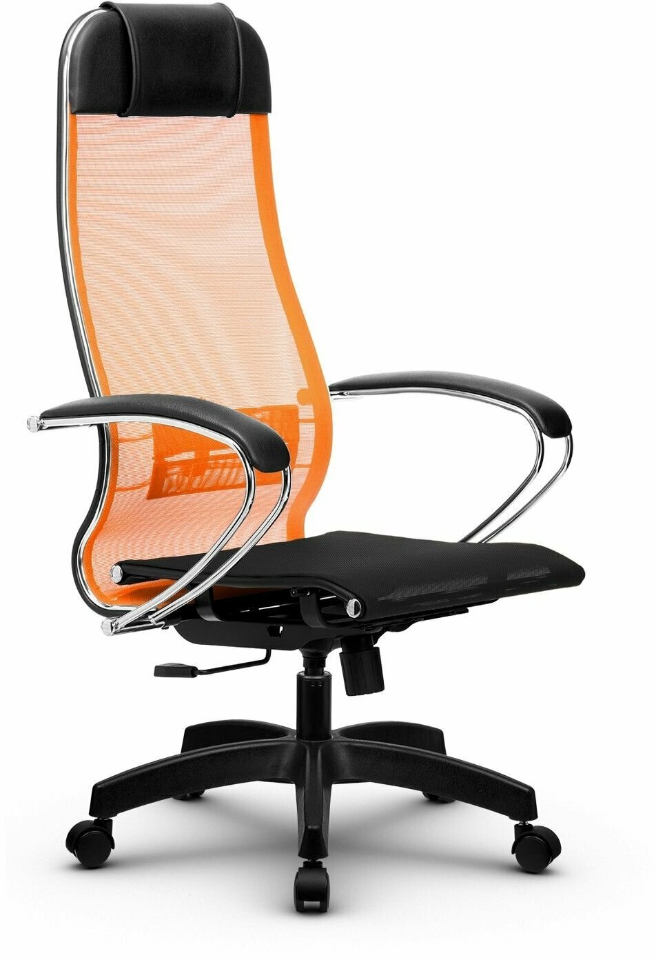 Компьютерное офисное кресло Metta Комплект 4 осн. 001 (17831), Оранжевое/Черное