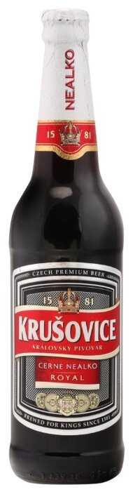 Пиво безалкогольное темное Krusovice Cerne 0,45 л
