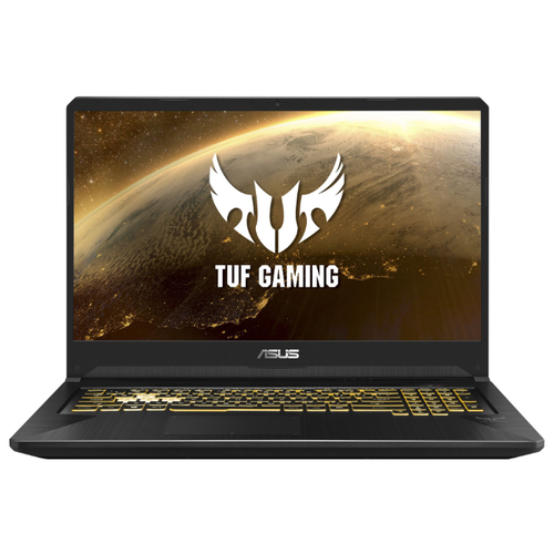 фото Ноутбук asus tuf gaming fx705du-h7113 (amd ryzen 7 3750h 2300 mhz/17.3"/1920x1080/16gb/512gb ssd/dvd нет/nvidia geforce gtx 1660 ti 6gb/wi-fi/bluetooth/без ос) 90nr0281-m03470 gold steel