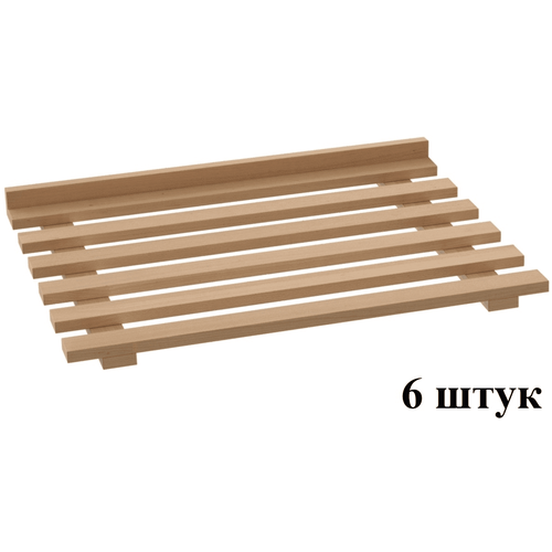 Комплект деревянных полок к Atesy ШЗХ-С-800.600-02-Р натуральный бук