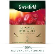 Чай травяной Greenfield Summer Bouquet в пакетиках,100 пак.