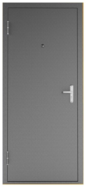 Металлическая дверь Антик Серебро Спец PRO (Беленый дуб) 2060х870 левая
