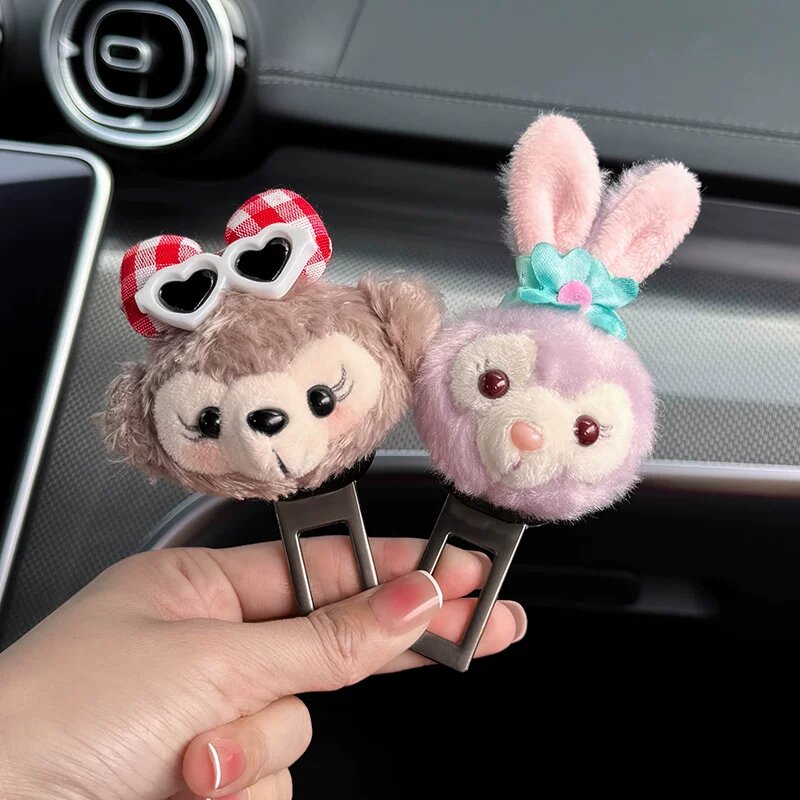Автосигнальная декоративная наклейка с персонажами Snowy Mei и Star Dolly, комплект из 2 штук для автомобиля, милый