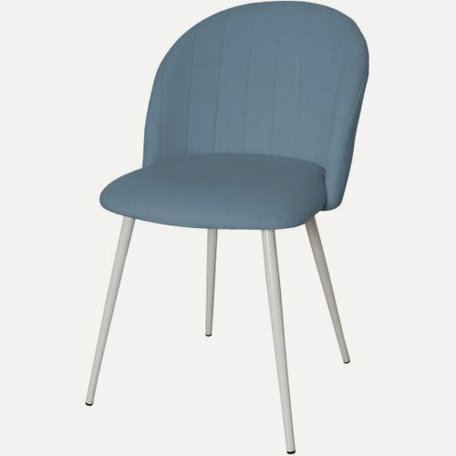 Изображение товара Стул домашний M-group бостон, небесно-серый, белые ножки
