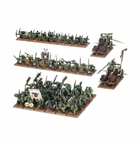 Настольная игра Orc & Goblin Tribes Battalion Warhammer The Old World