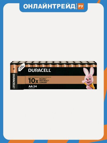 Изображение товара Элемент питания Duracell Basic LR6-24BL AA бл 24