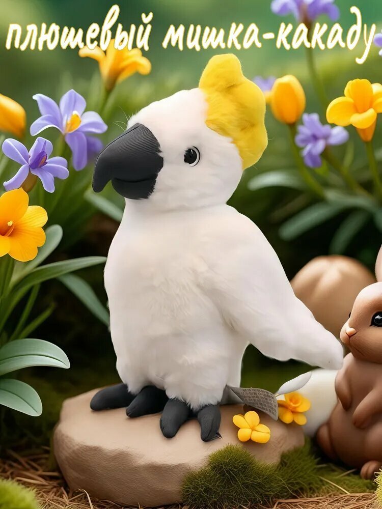 Мягкая игрушка Плюшевая игрушка Ара Рио Адвенчур для дома и офиса, подарок на праздник