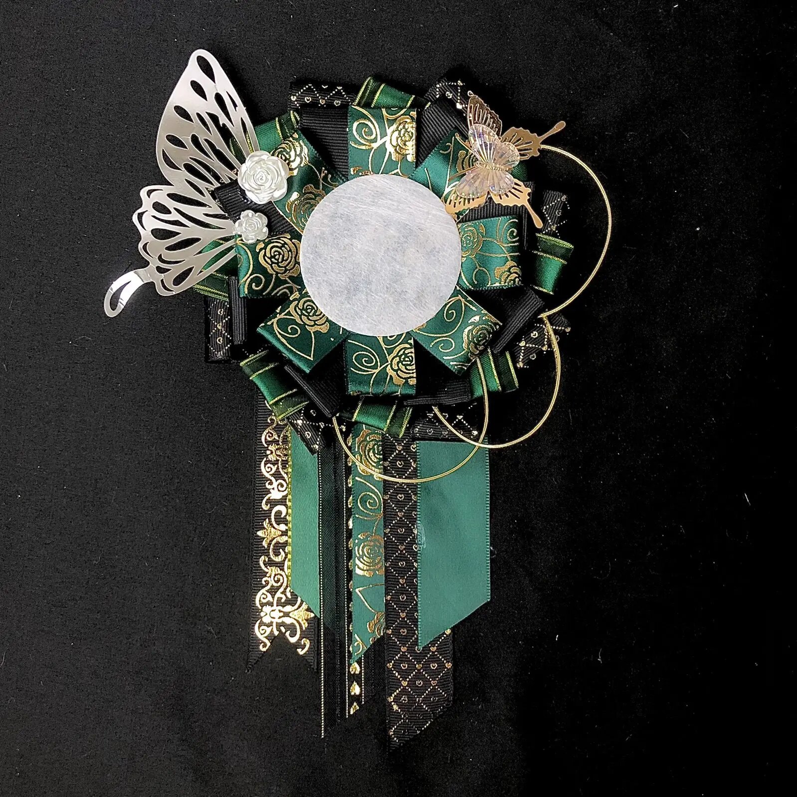 Аксессуары для роскошных сумок Ita, поднос для for 58-65mm badge, Темно-зеленый, dark green