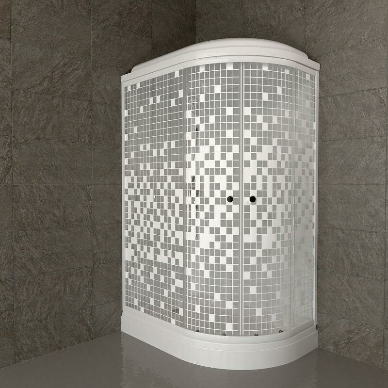 Душевая кабина Triton Коралл 120x80 Щ0000061817 белый профиль, без гидромассажа, левая — фото 1