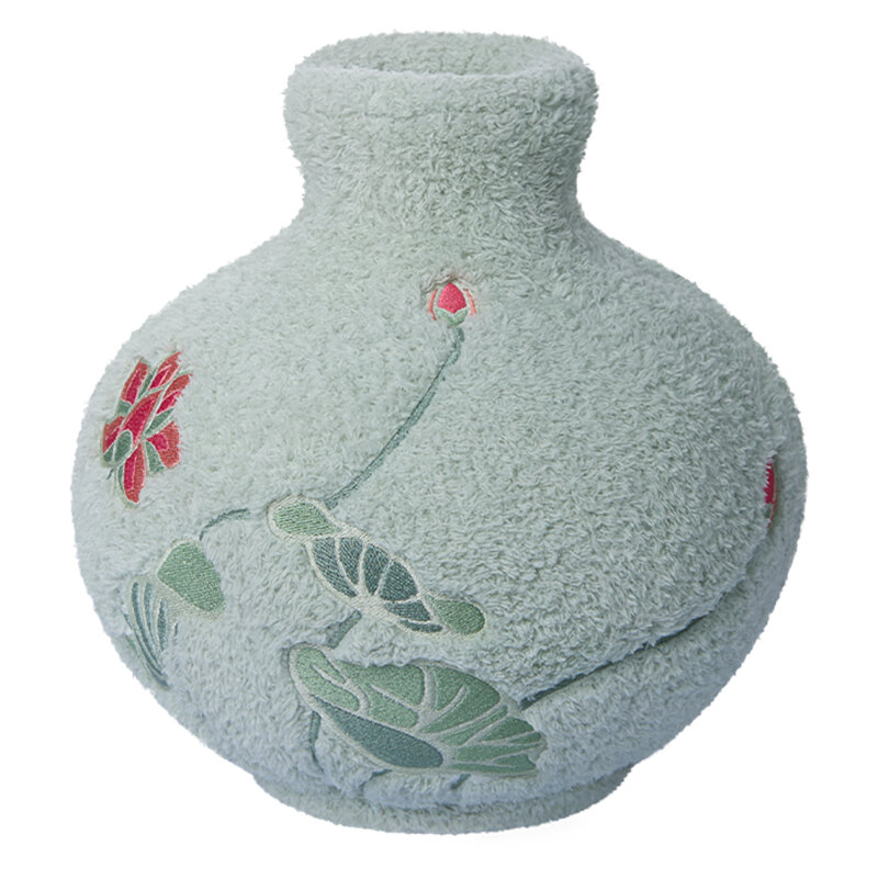 Ваза-цветочный горшок унисекс Porcelain Spout Bottle/Cyan White, 17 см, 37 см 1429368608