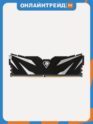 Изображение товара Оперативная память DDR4 Netac Shadow II 8Gb 3200Mhz PC25600 C16 Black с радиатором (NTSWD4P32SP-08K)