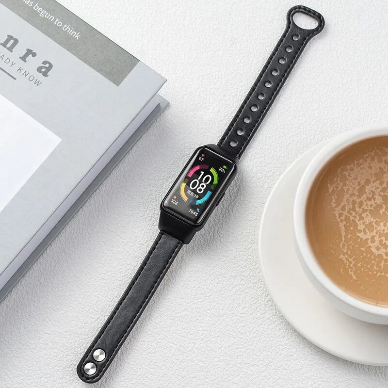 Кожаный ремешок для Honor Band 7, Винтажный