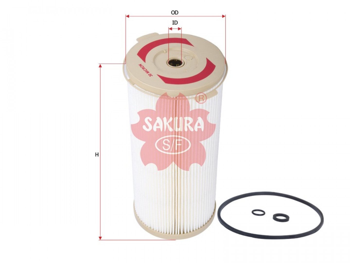 Фильтр топливный SAKURA SF191230 для ATLAS COPCO