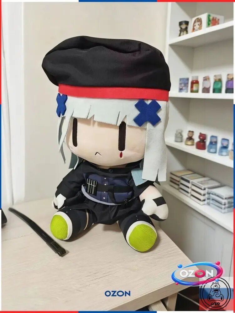 Аниме Девушки на линии фронта / Dolls' Frontline HK416 плюшевые игрушки 32CM