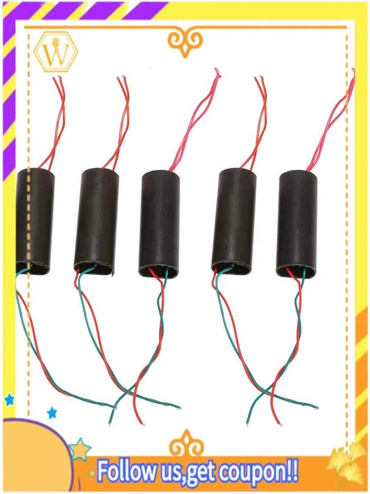 5 шт. DC 3V-6V до 400KV 400000V Boost повышающий силовой модуль генератор высоковольтный трансформатор