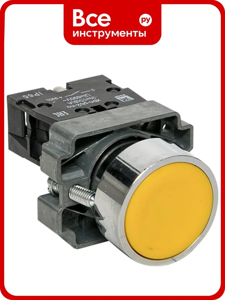 Кнопка EKF BA51 желтая NO IP65 PROxima xb2-ba51-65