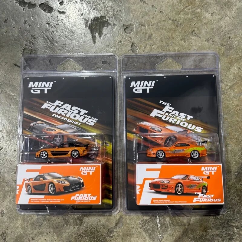 Масштабная модель 1:64 2026 MDX Supra A80+ RX-7 из сплава, коллекционная, для взрослых, декоративная, детский подарок, в наличии