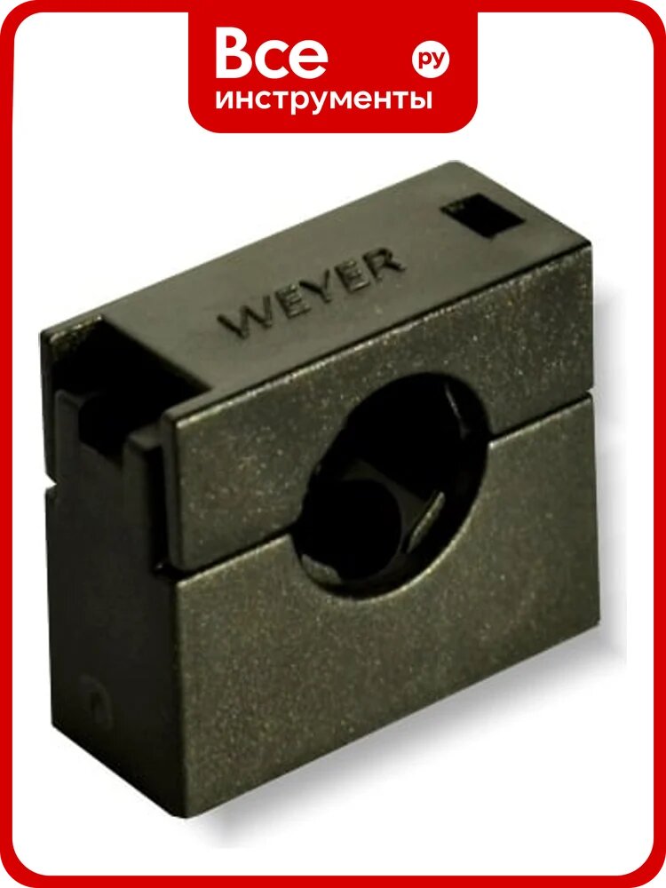 Крепеж для гофрированных труб Weyer WQSG-AD15.8B - держатель с крышкой, WE2401400