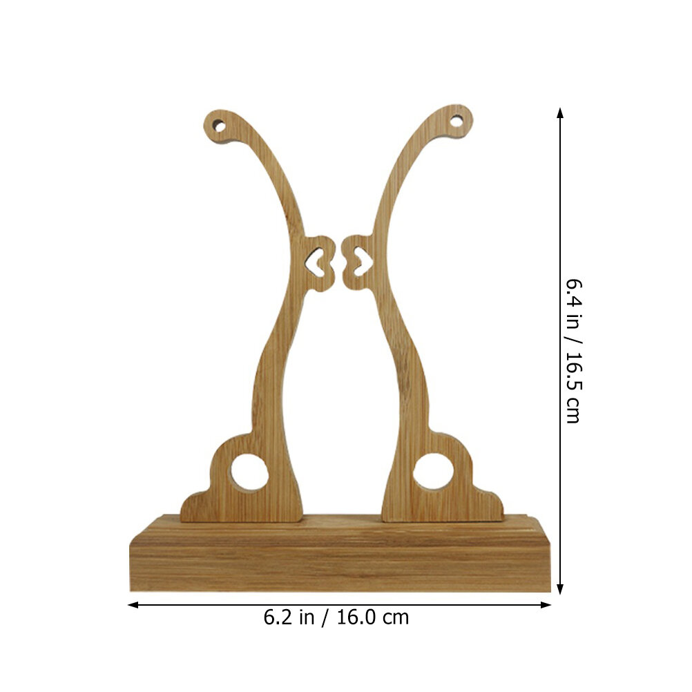 Декоративная Подставка Для Веера Из Бамбука Естественный Дизайн 16 5x16 Cm