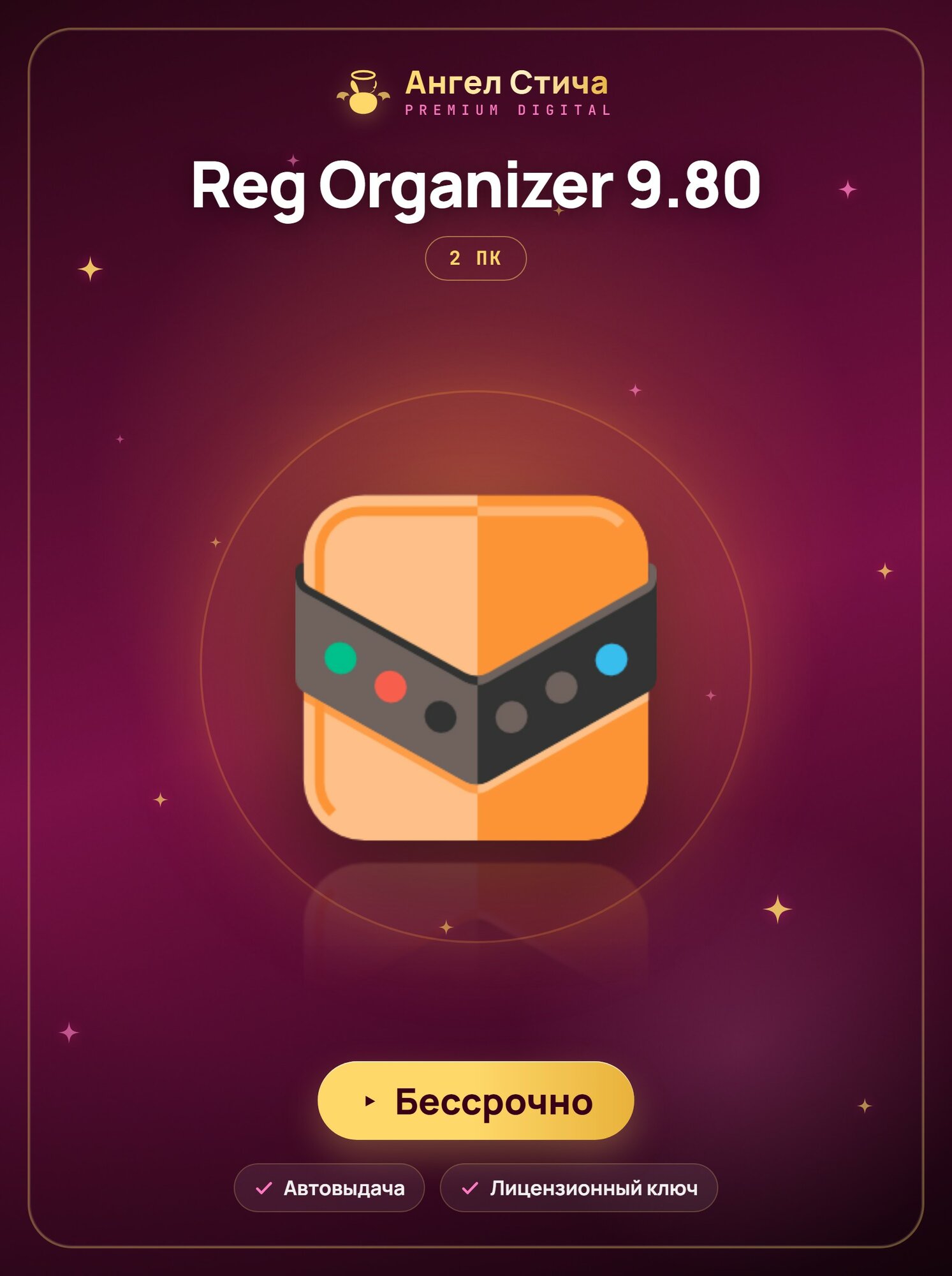 Reg Organizer 9.80 ключ на 2 ПК - Бессрочный | Российская Федерация и все страны