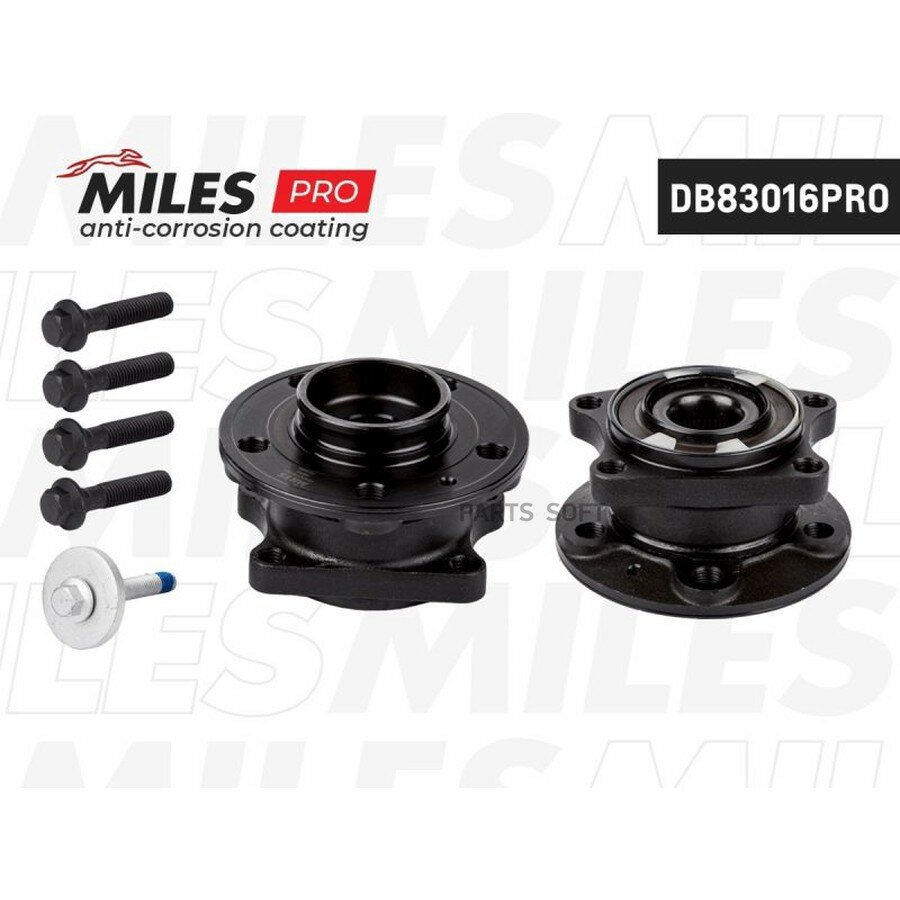 MILES DB83016PRO Ступица с подшипником задняя VOLVO XC90 02- AWD. ()