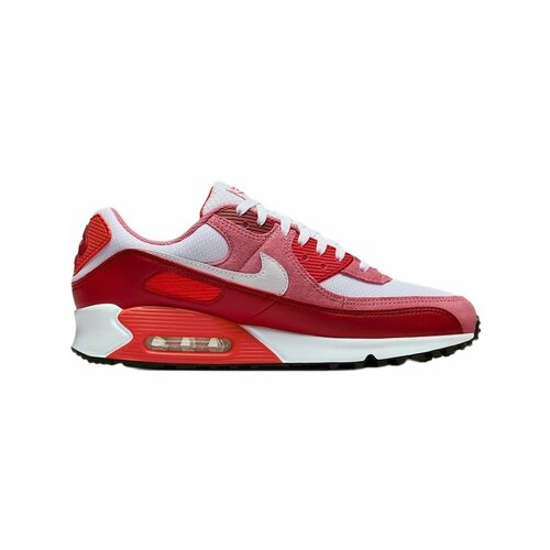 фото Кроссовки nike air max 90, полнота f (eu)/ на среднюю стопу, размер 7,5 us, красный/белый