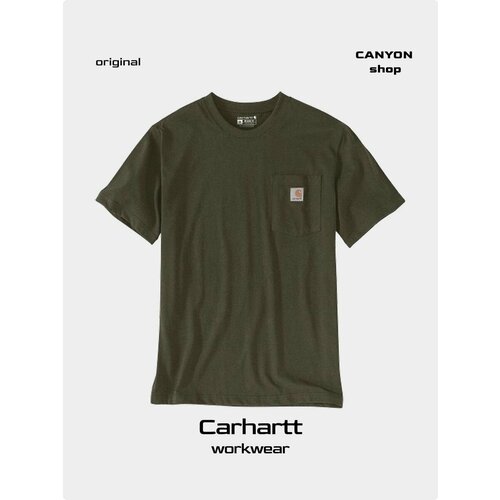 фото Футболка carhartt, размер l, dusty olive