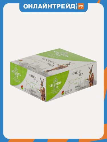 Изображение товара Чай Steuarts зеленый Green Tea Royal 100 пакетиков