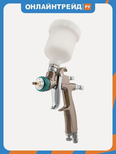 Изображение товара Краскораспылитель Stels Equipment STELS 57369 EQUIPMENT AG 970 LVLP, профессиональный, гравитационного типа, сопло 0,8 мм