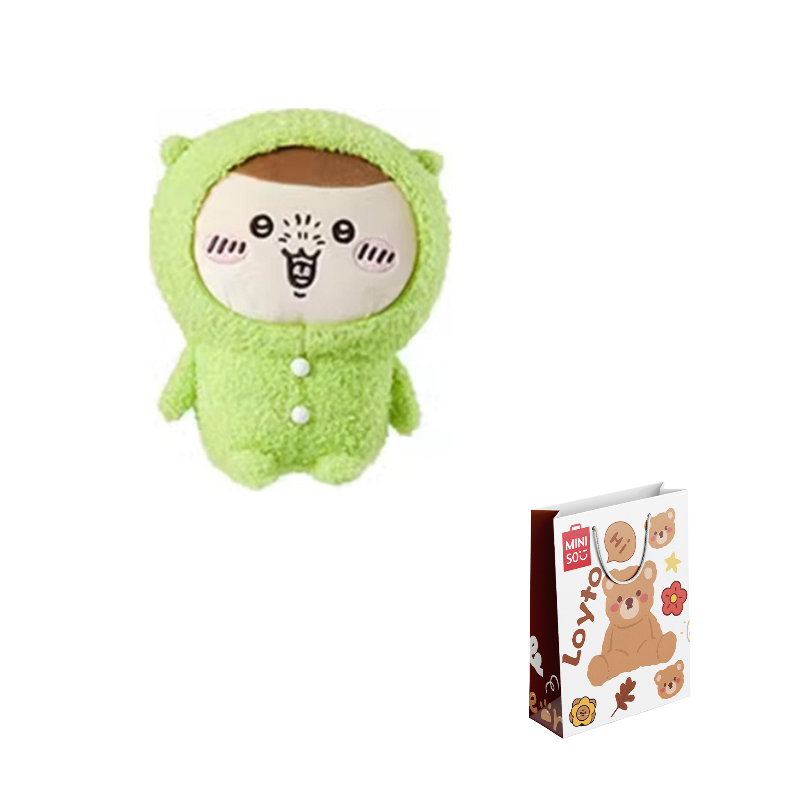 Плюшевая кукла унисекс MINISO x Chiikawa Dreamy Theme Usagi, 25 см, Pajamas Sitting Posture Kuri-Manju