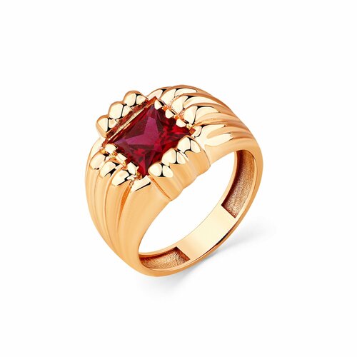 фото Кольцо diamant online, красное золото, 585 проба, размер 21, розовый