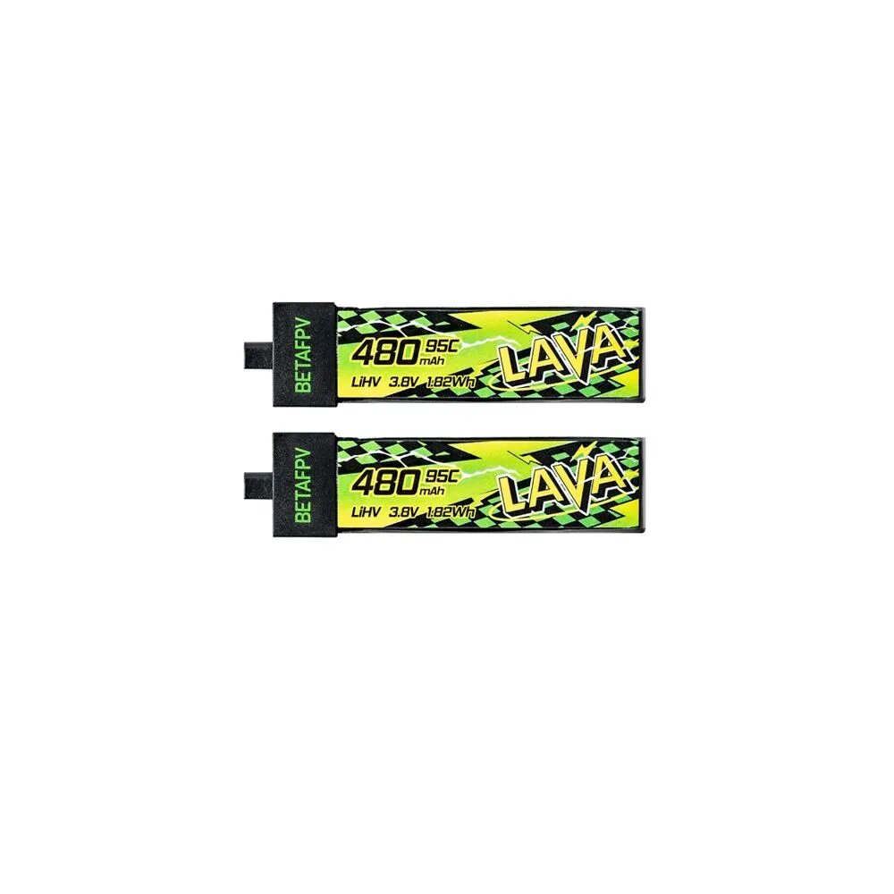 Литиевая батарея NEW LAVA II 1S 95C Battery 480mAh 3.8V LiHV Battery BT2.0
