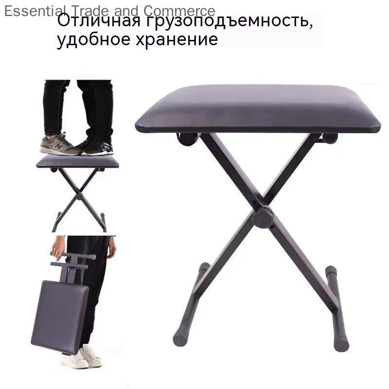 Стул для барабанщика винтовой усиленный Им могут пользоваться как взрослые, так и дети, а высоту можно регулировать