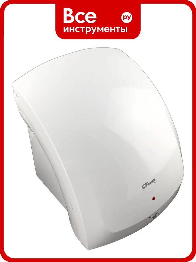 Сушилка для рук, цвет белый, с подсветкой, классика, 1800Вт GFmark 6900