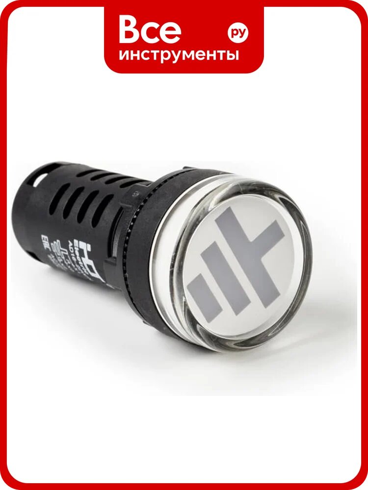 Лампа HLT - Индикатор Заземление, 230V AC/DC d22мм IP40 (10 шт в уп) 085-06-403