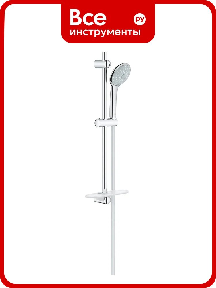 Душевой гарнитур GROHE Euphoria Massage 600 мм, полу-фиксированные крепления 27231001