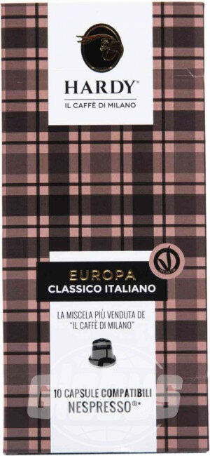 Кофе в капсулах Hardy Europa Classico Italiano, 10 шт. x 5 г - фотография № 2