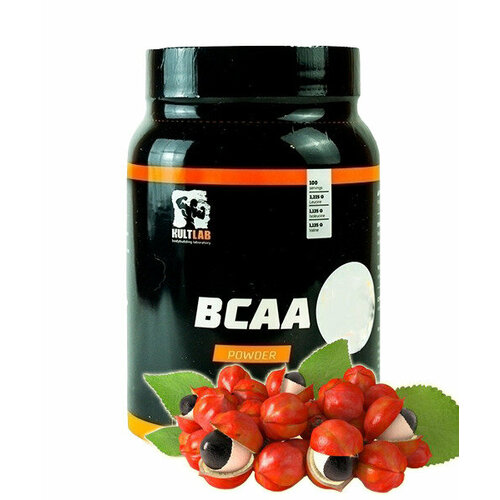 фото Kultlab bcaa, гуарана, 500 гр, 2:1:1 / культлаб аминокислоты бцаа