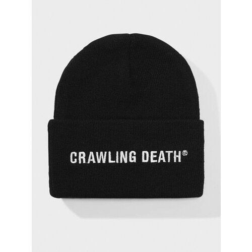 подарочный сертификат nuw one size черный 957664384 Шапка бини CRAWLING DEATH Logo crawling death, размер one size, черный