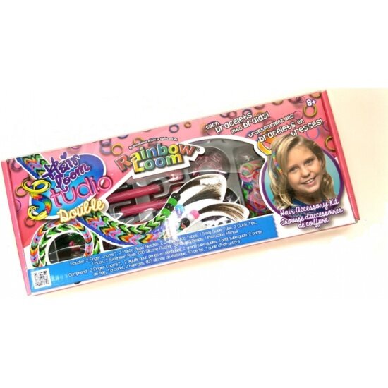 Набор для плетения украшений для волос Rainbow Loom R0054B Hair Braid - Double