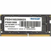 Оперативная память Patriot Memory SO-DIMM DDR4 16Gb 2666MHz pc-21300 SL (PSD416G26662S)