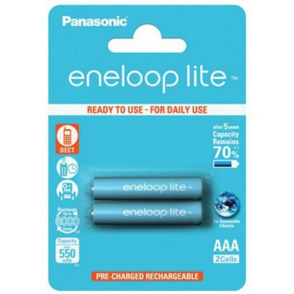 Аккумуляторы Panasonic BK-4LCCE/2BE 550 mAh AAA 2 шт