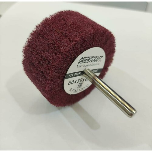 Насадка для дрели и шуруповерта (скотч брайт)для зачистки/шлифовки/мягкая Р400/60х30х6мм ORIENTCRAFT 121.01VF