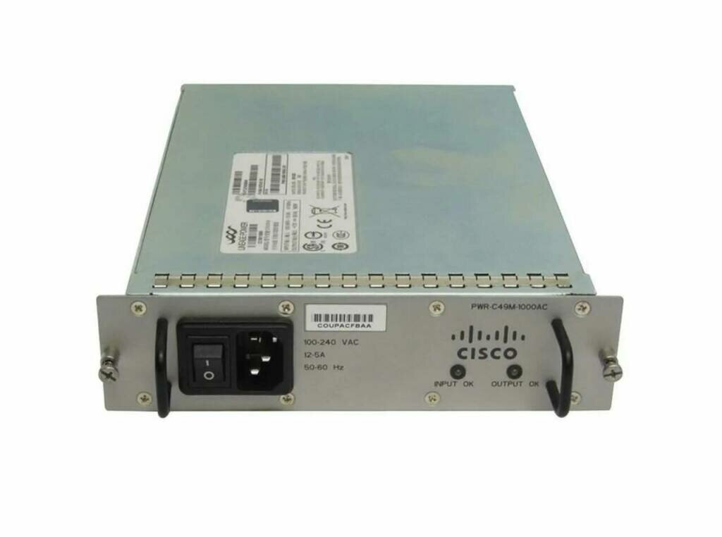 Блок питания Cisco PWR-C49M-1000AC 1000W 100-240V