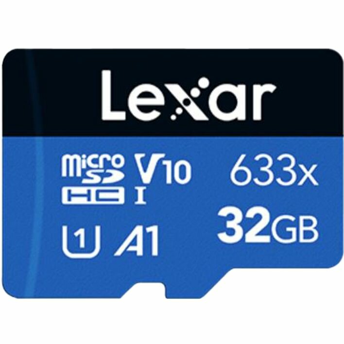 Карта памяти Lexar 633x microSDHC 32Gb/100mb/s UHS-I серии BLUE (LSDMI32GBB633A)