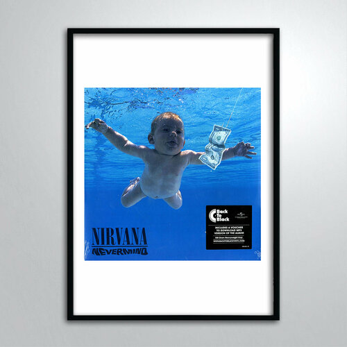 Постер в раме/Nirvana - Nevermind нирвана Альбом Не берите в голову Бассейн Винил